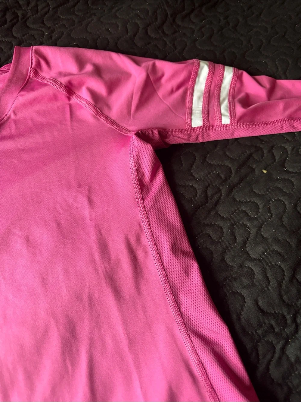 Nike Kids Hot Pink Dri-FIT Athletic Top with White Swoosh